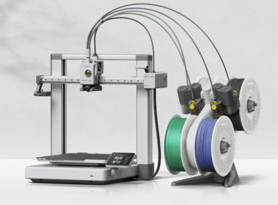 Impresora 3D Bambu Lab A1, con alta precisión y compatibilidad con múltiples filamentos, ideal para prototipos y proyectos personalizados.