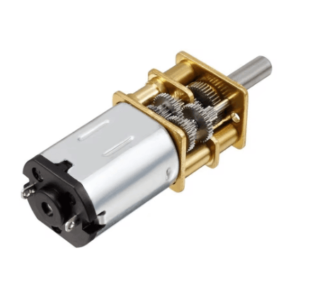 Micromotor Eléctrico 200 RPM con Engranaje de Metal