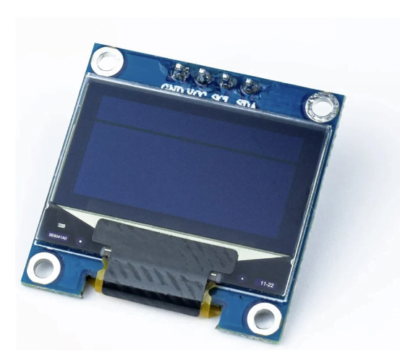 OLED 128x64 - Pantalla OLED con resolución de 128x64 píxeles, ideal para proyectos DIY y sistemas embebidos.