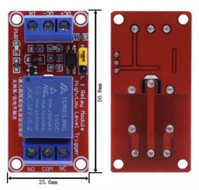 Módulo Relé 1 Canal 12V - Control seguro para sistemas de automatización y proyectos electrónicos.