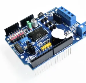 Unidad de Motor de Protección L298P para control de motores en proyectos de robótica y automatización