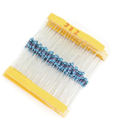 Resistor de 4.7K Ω 1/4W con 1% de tolerancia para circuitos electrónicos precisos